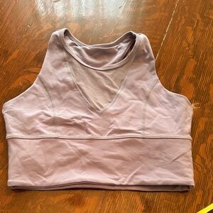 Glyder Womens Athletic Yoga Sports Bra light Purple size Medium